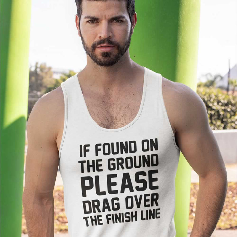 If Found Please Drag Over The Finish Line Vest For Men