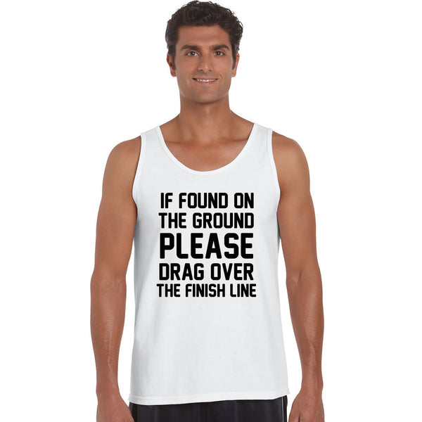 If Found On Ground Please Drag Over The Finish Line Men's Vest