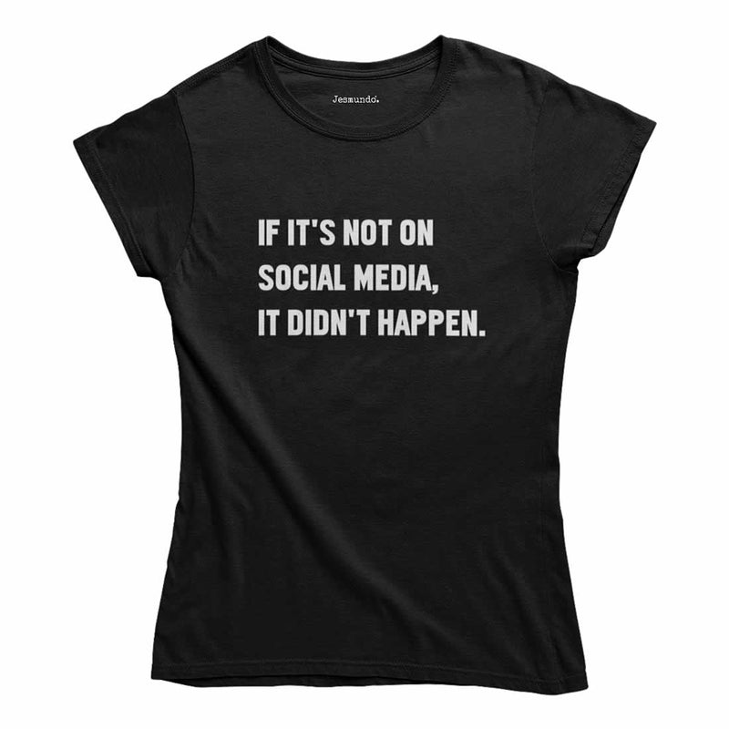 If It's Not On Social Media Women's Top