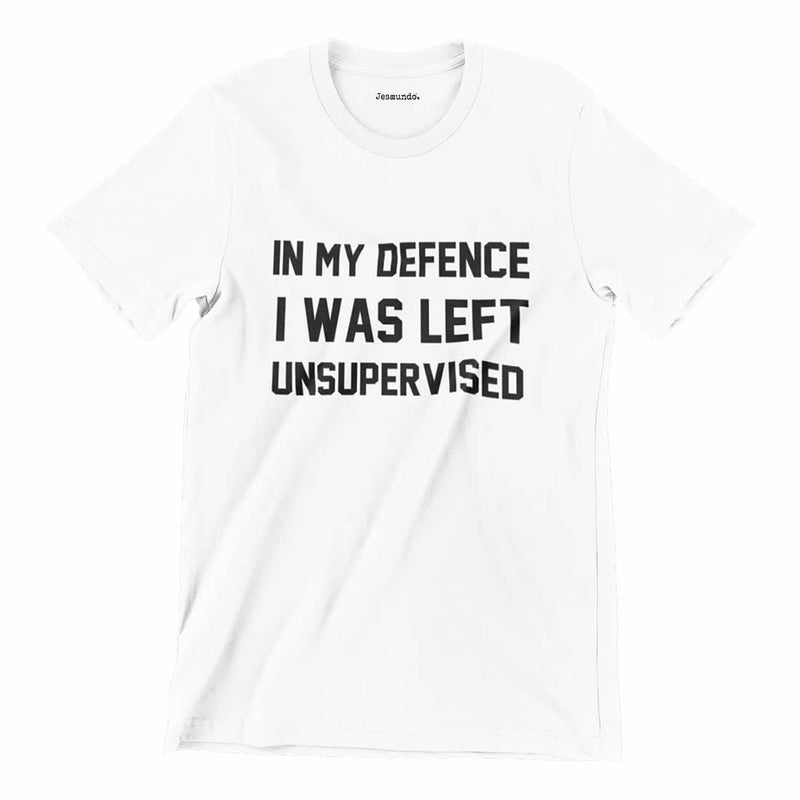 In My Defence I Was Left Unsupervised T-Shirt