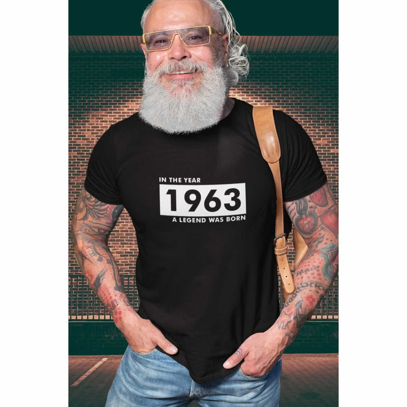 In The Year 1963 A Legend Was Born T-Shirt For Men