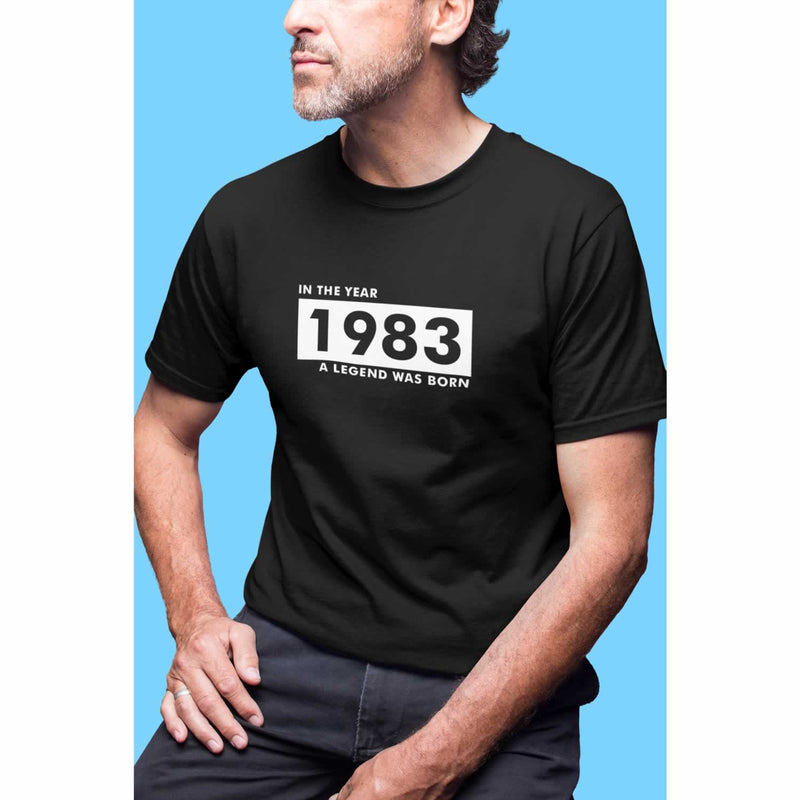 In 1983 A Legend Was Born 40th Birthday T-Shirt for Men