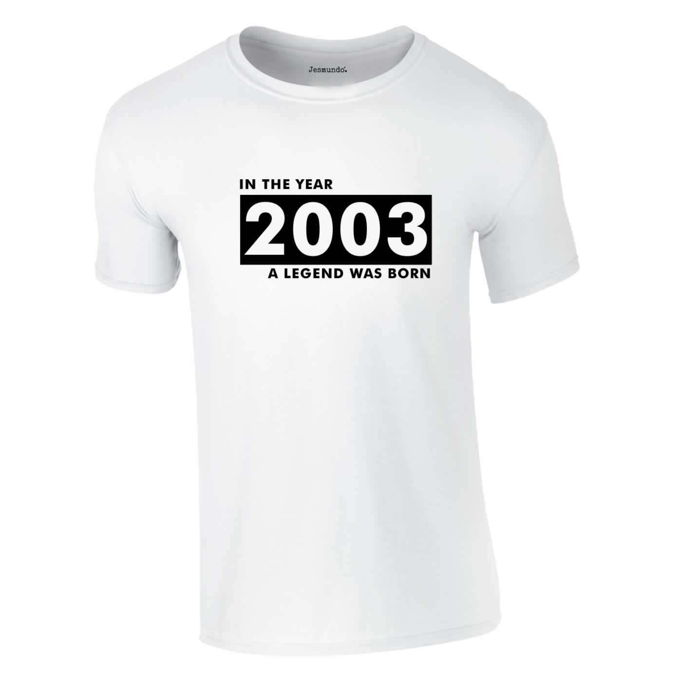 Tee In White