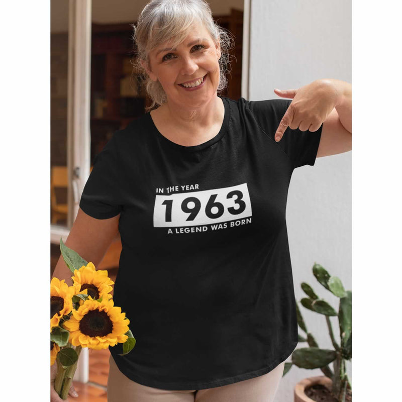 In The Year 1963 A Legend Was Born T-Shirt For Women