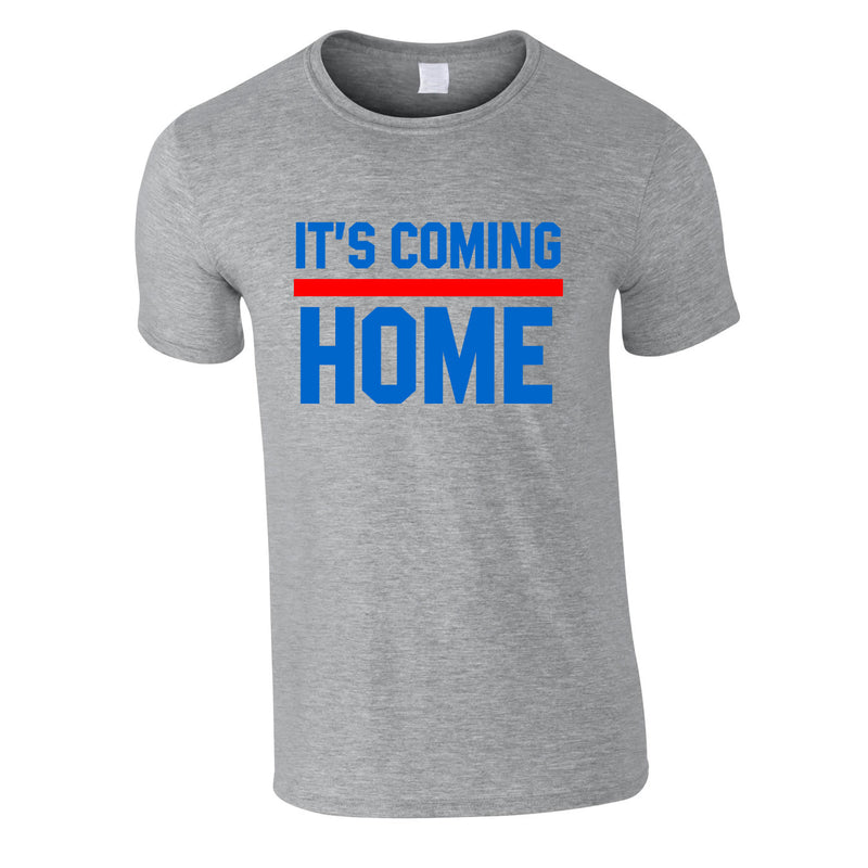 It's Coming Home Tee In Grey