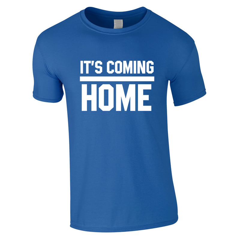 It's Coming Home Tee In Royal