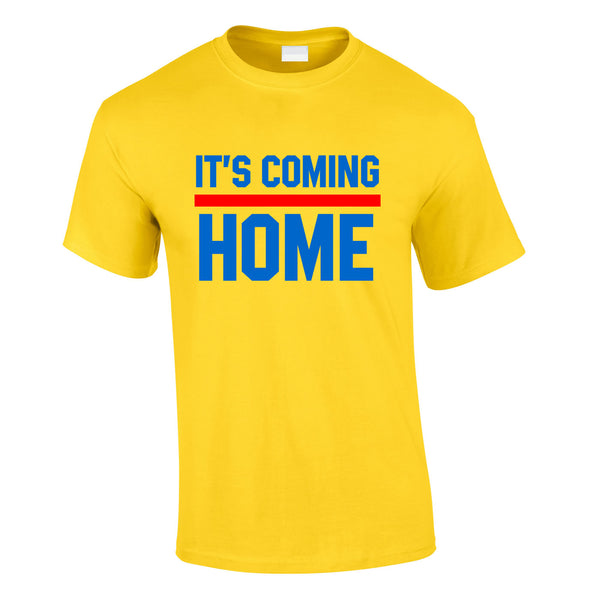 It's Coming Home Tee In Yellow