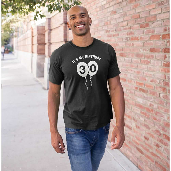 Men's 30th Birthday Balloons T-Shirt