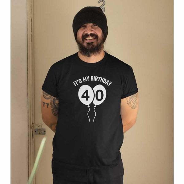 Men's 40th Birthday Balloons T-Shirt