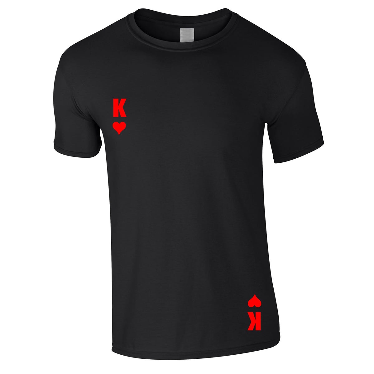 King Of Hearts Tee In Black