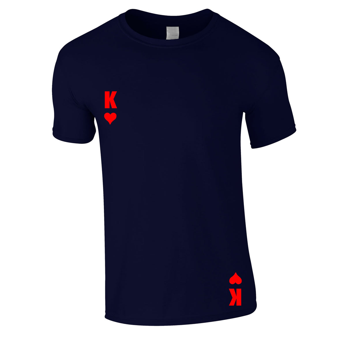 King Of Hearts Tee In Navy