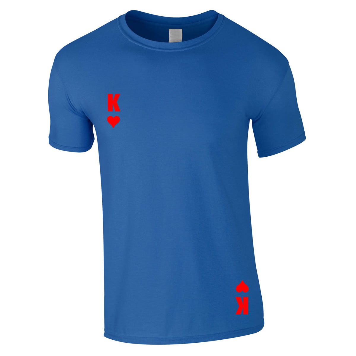 King Of Hearts Tee In Royal