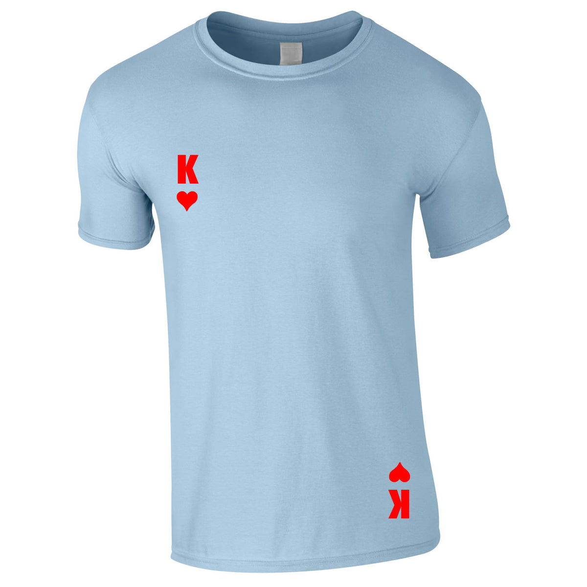 King Of Hearts Tee In Sky