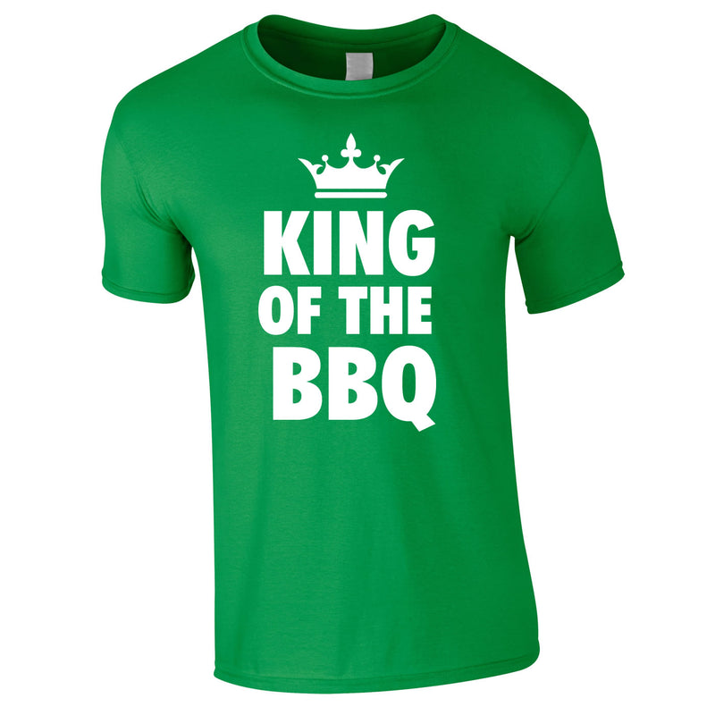 King Of The BBQ Tee In Green