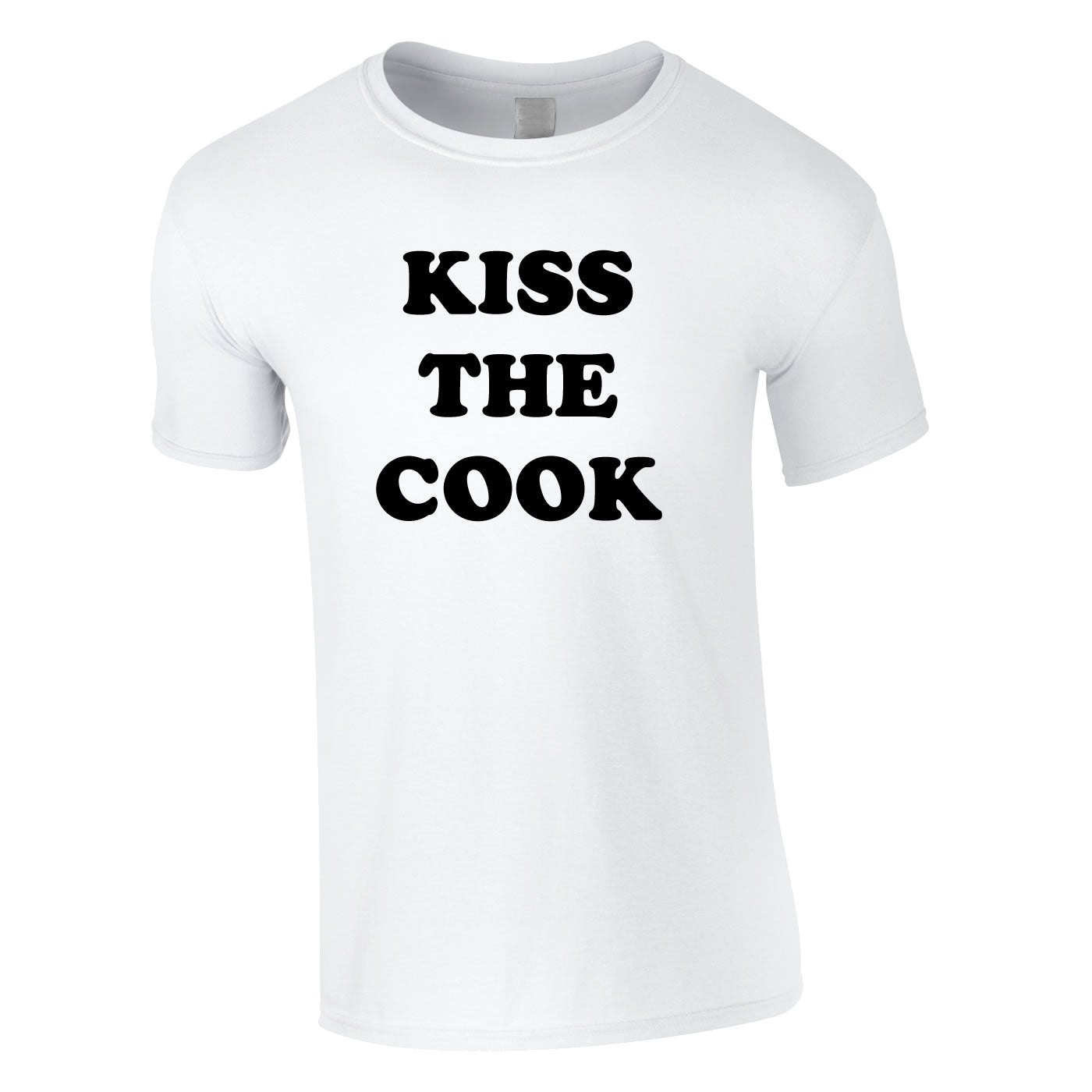 Kiss The Cook Tee In White