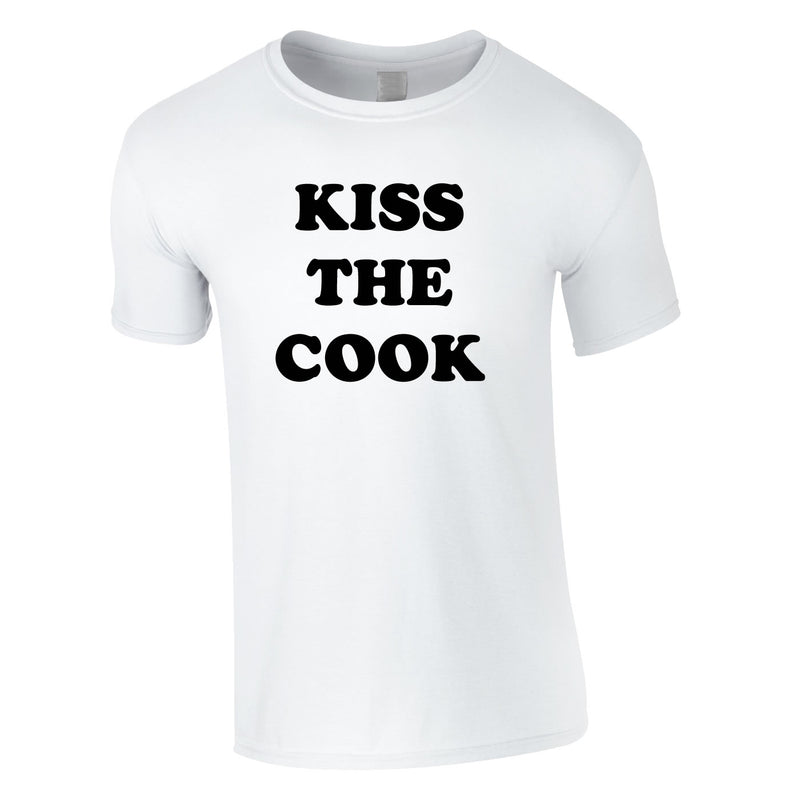 Kiss The Cook Tee In White