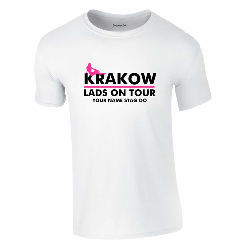 Krakow Lads On Tour Custom Printed T Shirts