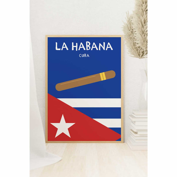 La Havana Cuba Travel Poster