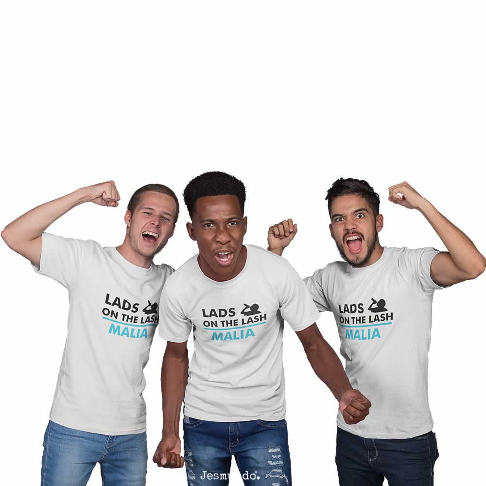 Lads On The Lash Holiday T Shirts