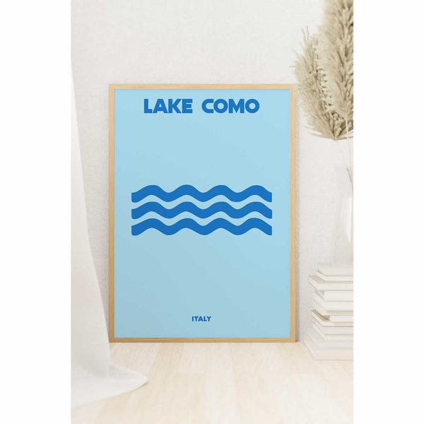Lake Como Italy Travel Poster