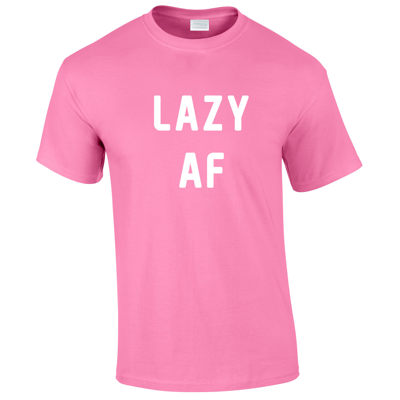 Lazy AF Tee In Pink