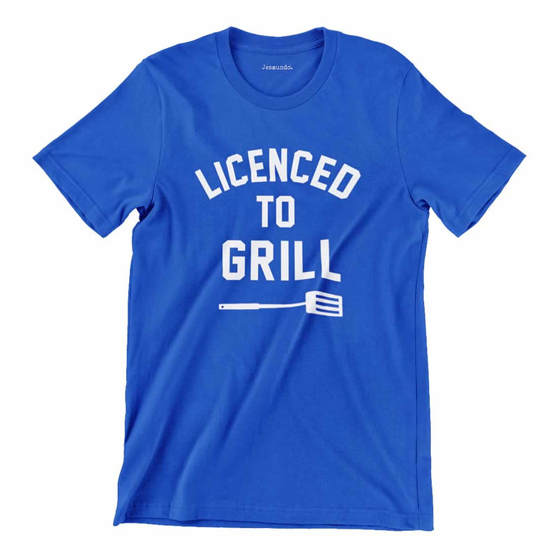 Licenced To Grill BBQ T Shirt