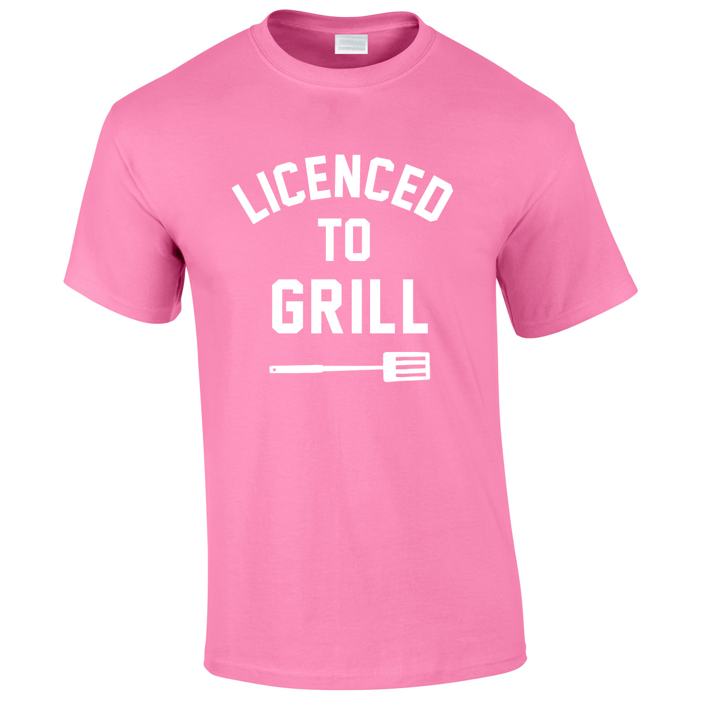 Licenced To Grill Tee In Pink