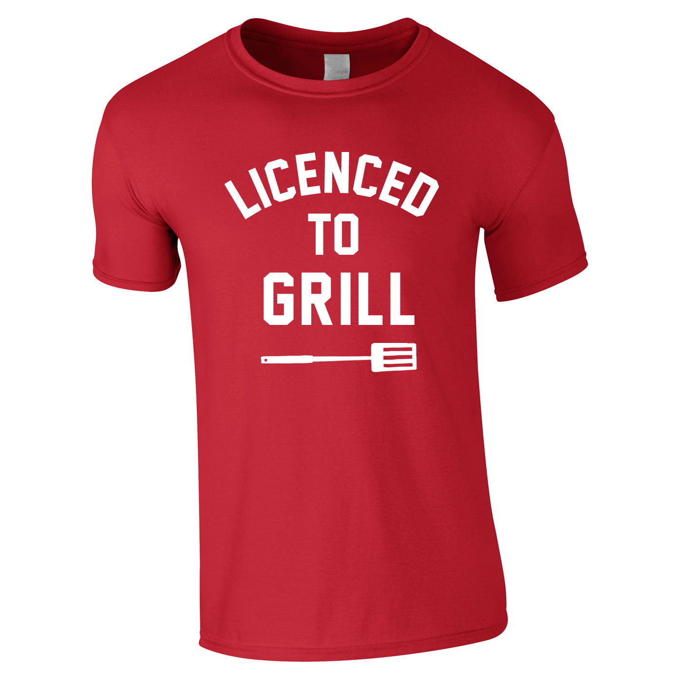 Licenced To Grill Tee In Red