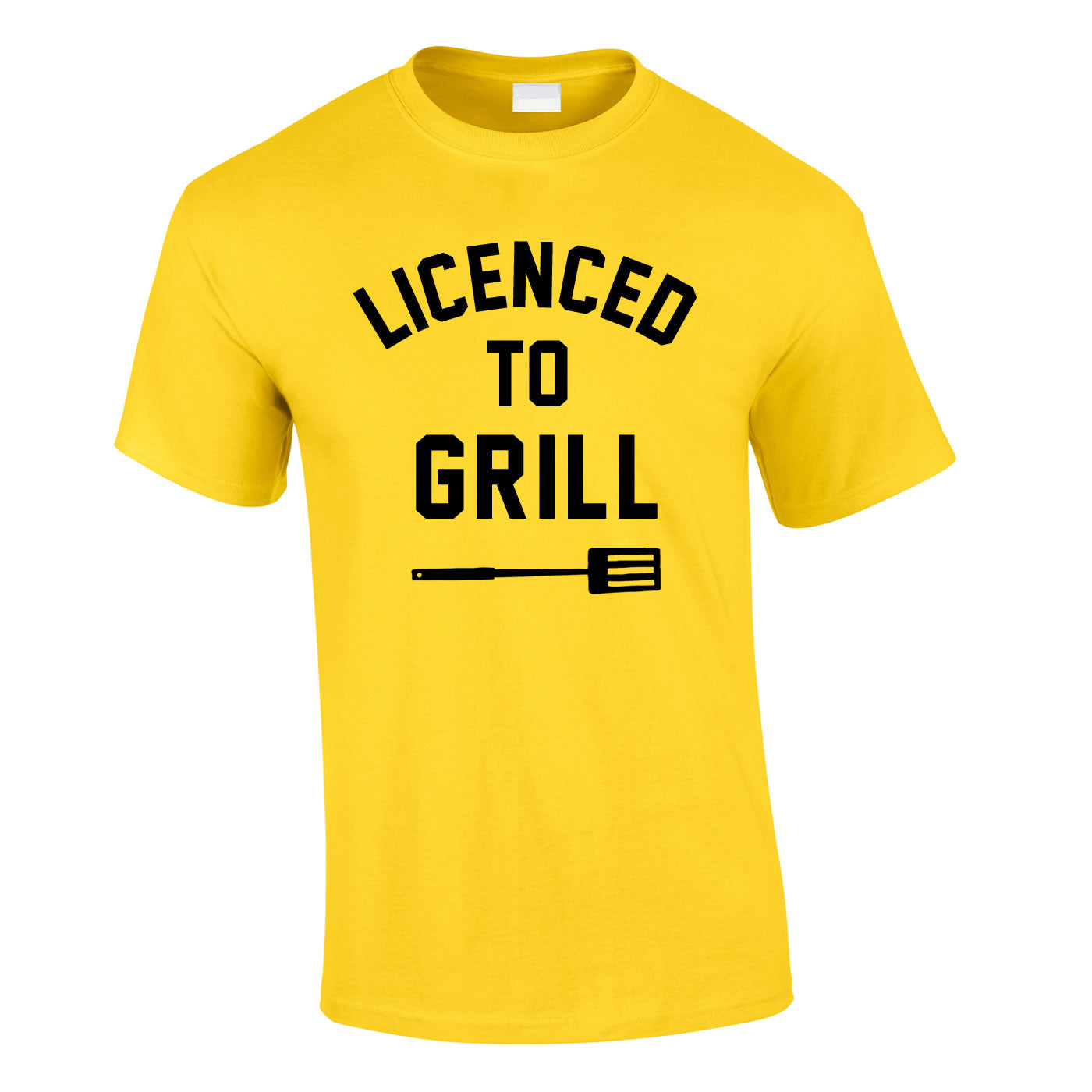 Licenced To Grill Tee In Yellow