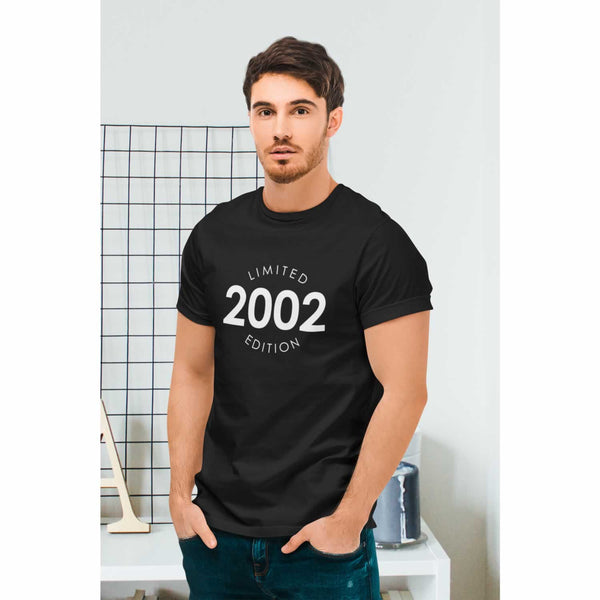 Limited Edition 2002 21st Birthday T Shirt For Men