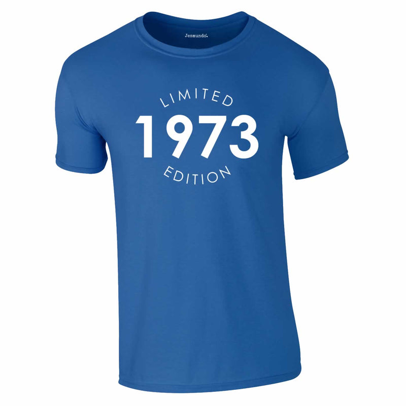 Limited Edition 1973 Tee In Royal Blue