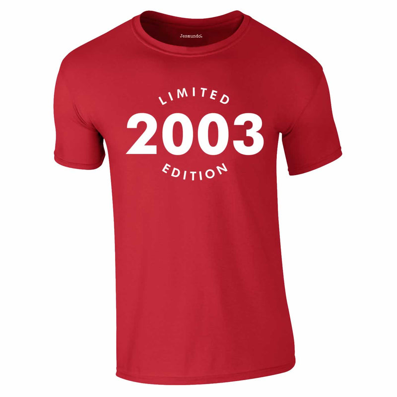 Personalised Limited Edition Birthday T-Shirt