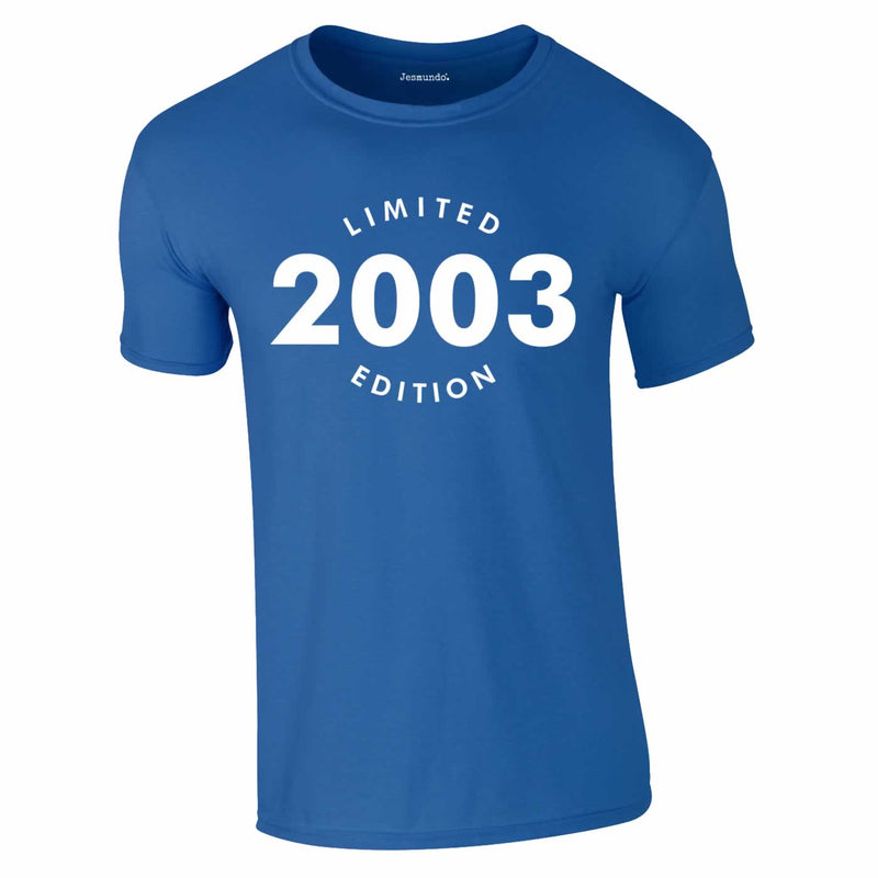 Personalised Limited Edition Birthday T-Shirt