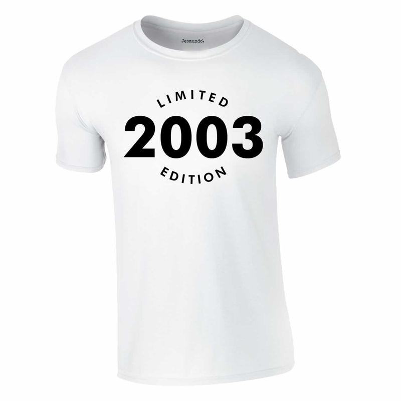 Personalised Limited Edition Birthday T-Shirt