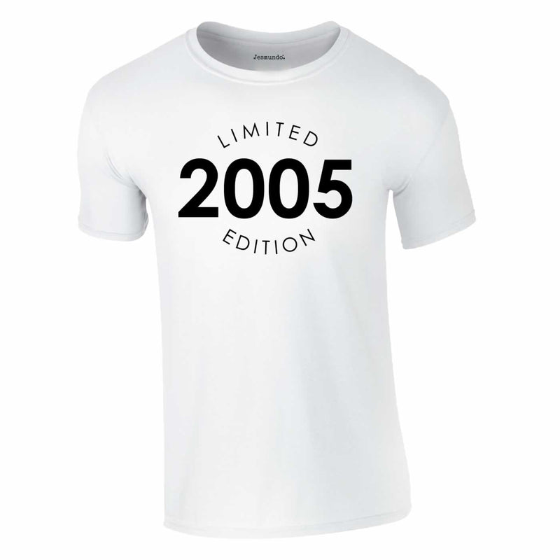 Limited Edition 2005 18th Birthday Tee In White