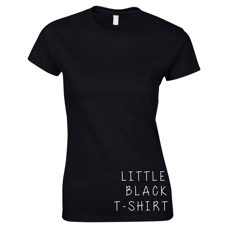 Little Black T Shirt Women's Top