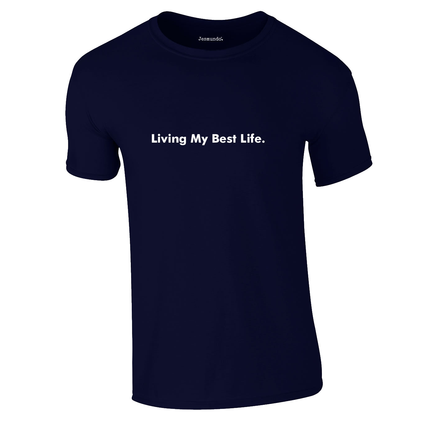 Living My Best Life Tee In Navy