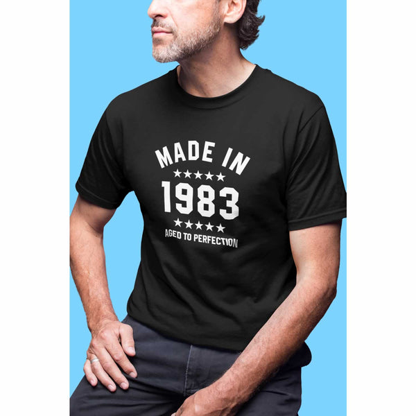 Made In 1983 Aged To Perfection 40th T-Shirt For Men
