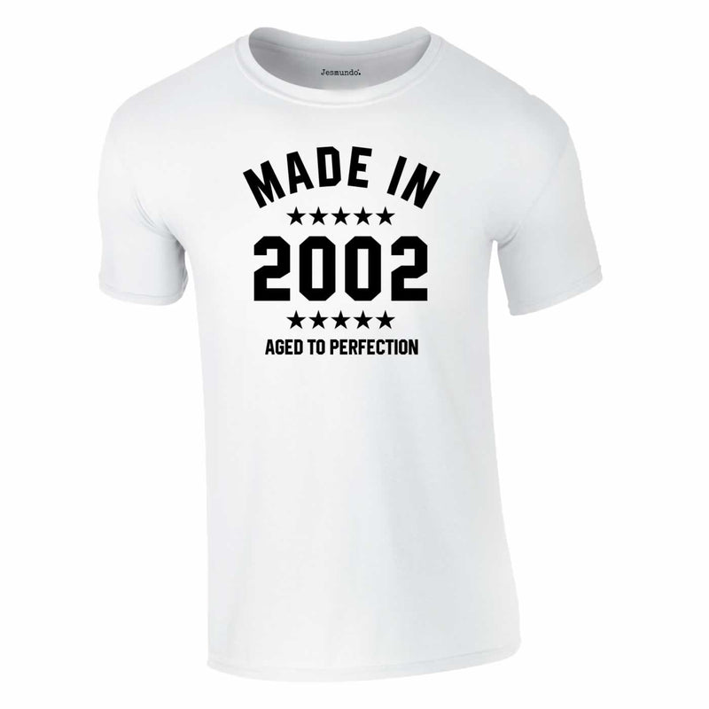 Made In 2002 21st Tee In White