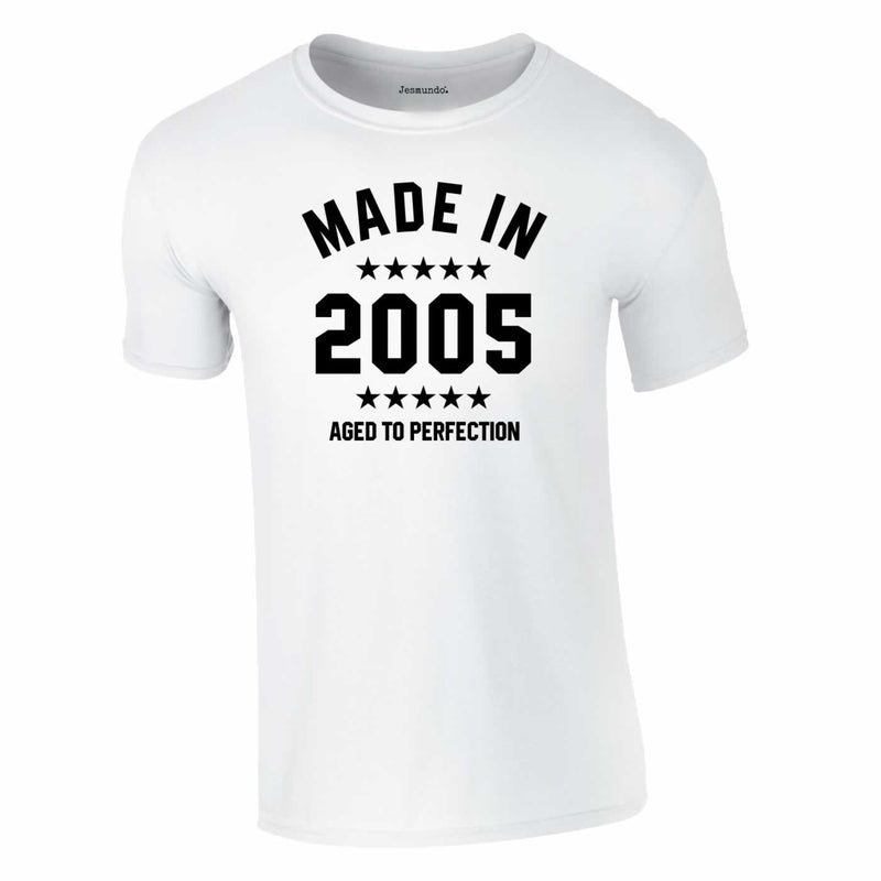 Made In 2005 Aged To Perfection Tee In White