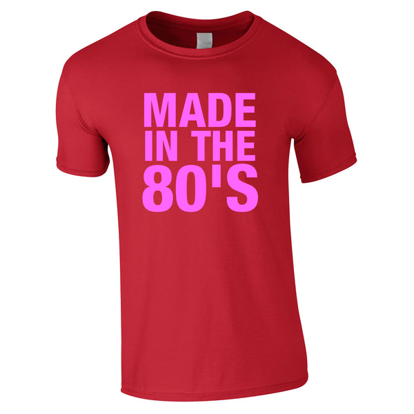 Made In The 80's Tee Red