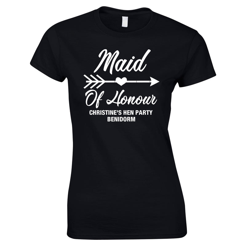 Maid Of Honour Custom Printed Tops