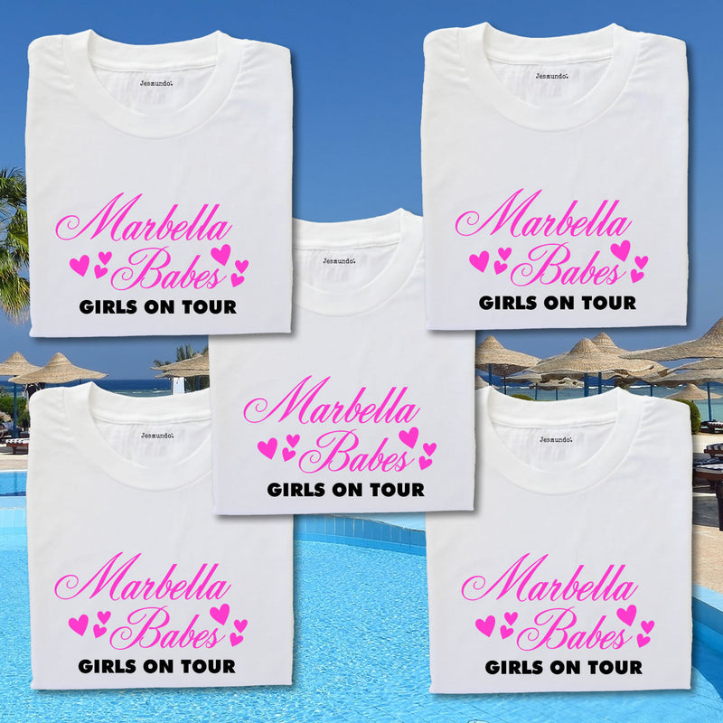 Marbella Girls Holiday T Shirts