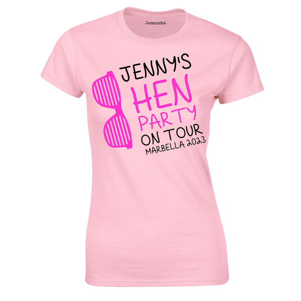 Hen Party Girls On Tour T Shirts