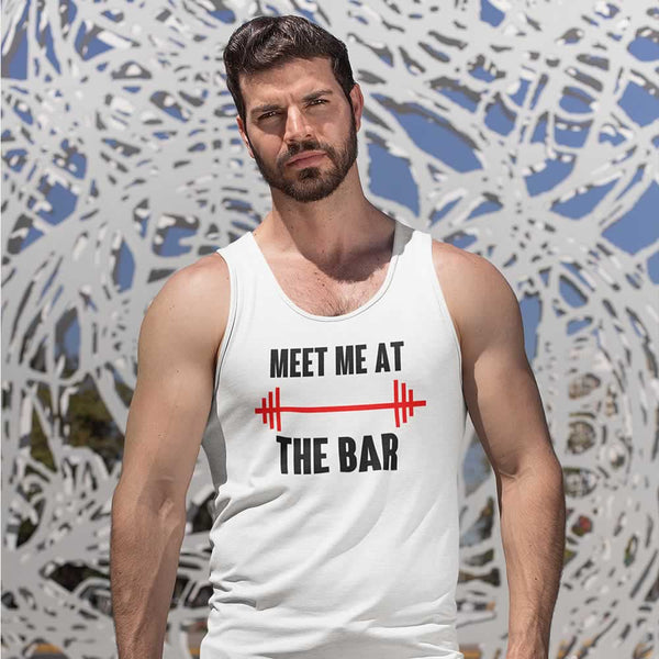 Meet Me At The Bar Gym Vest For Men