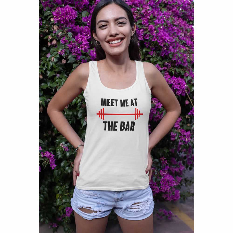 Meet Me At The Bar Gym Vest For Women