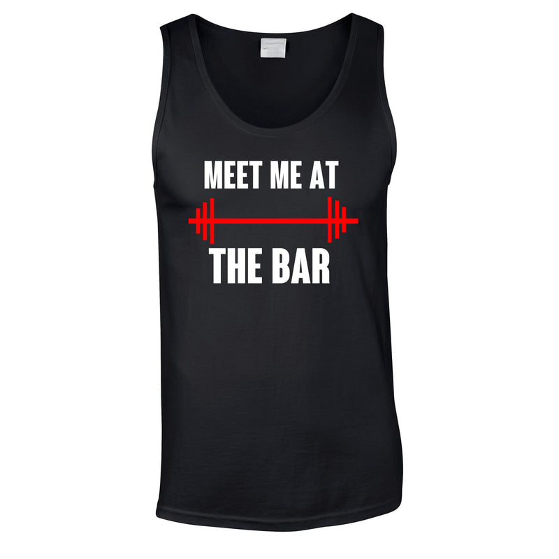 Meet Me At The Bar Vest In Black