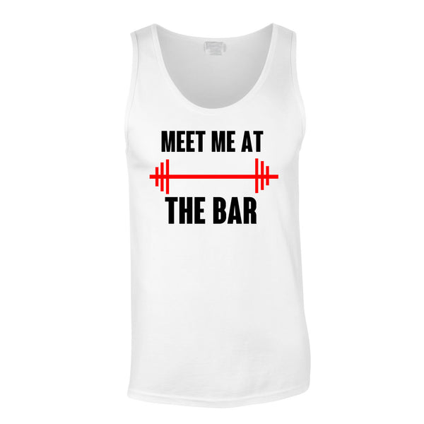 Meet Me At The Bar Vest In White
