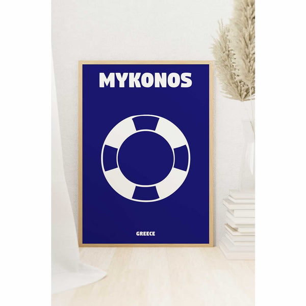 Mykonos Travel Print