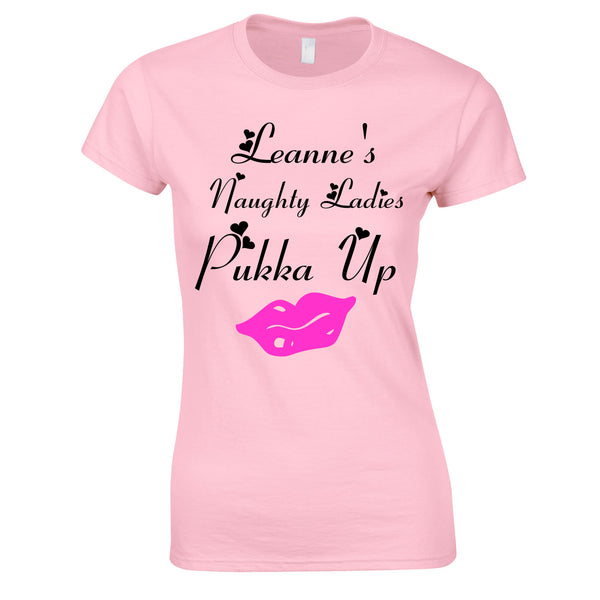 Lips Graphic Naughty Ladies Hen Do T Shirts